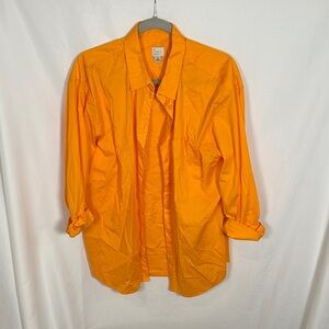 a new day Bright Orange Collared Shirt